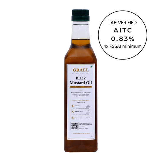 wood-pressed Black Mustard Oil