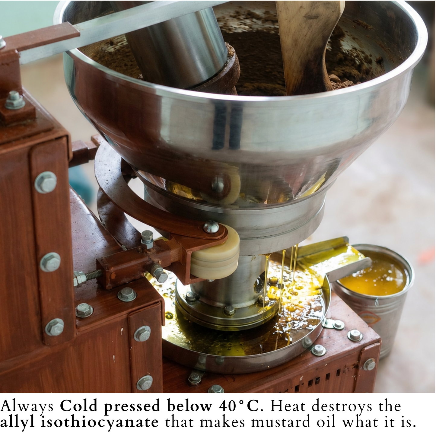 wood-pressed Black Mustard Oil