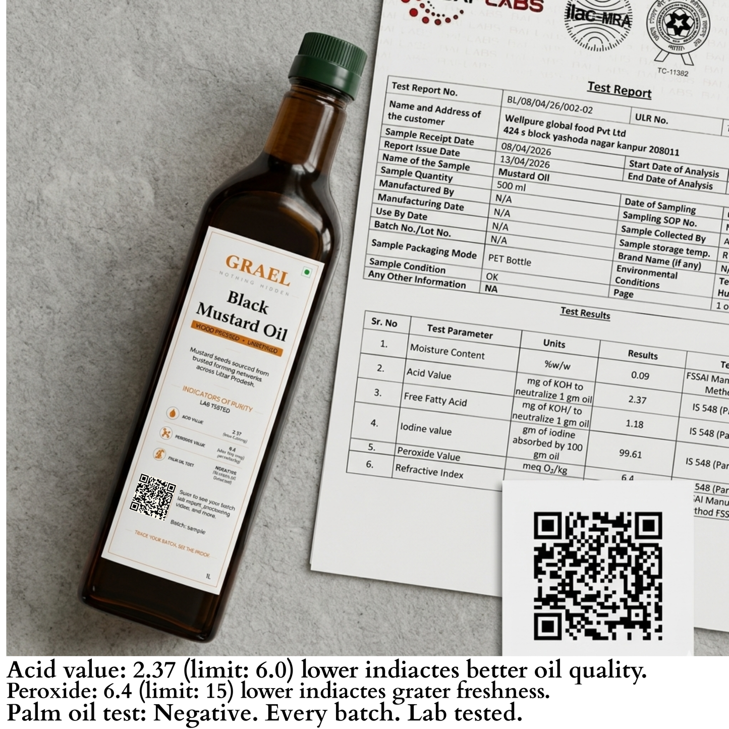 wood-pressed Black Mustard Oil