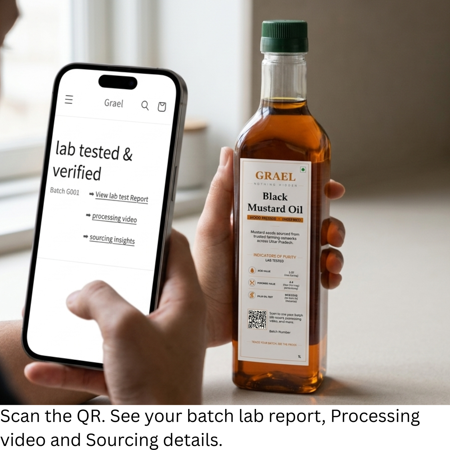 wood-pressed Black Mustard Oil