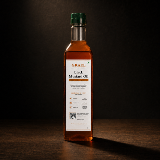 wood-pressed Black Mustard Oil