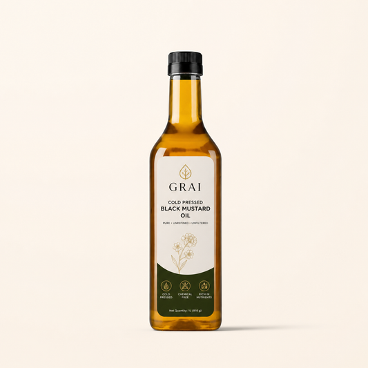 wood-pressed Black Mustard Oil
